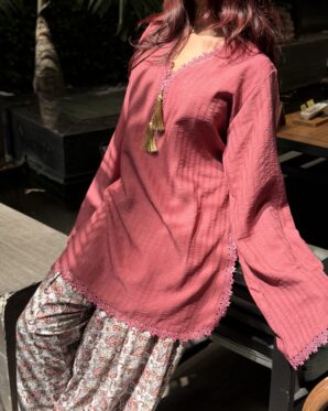 Subha- Pink Farshi Salwar Suit
