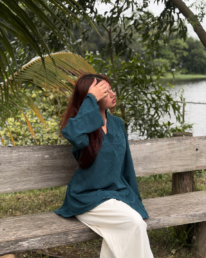 Layl- Sea Green Kurti